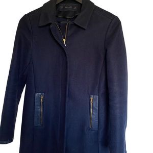 Navy blue zara jacket